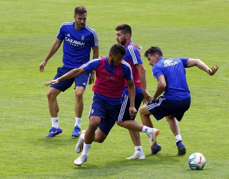 Concentración del Real Zaragoza en Boltaña