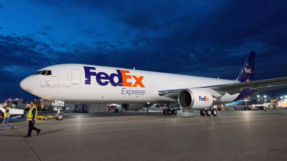 Un Boeing 777 Freighter de FedEx.