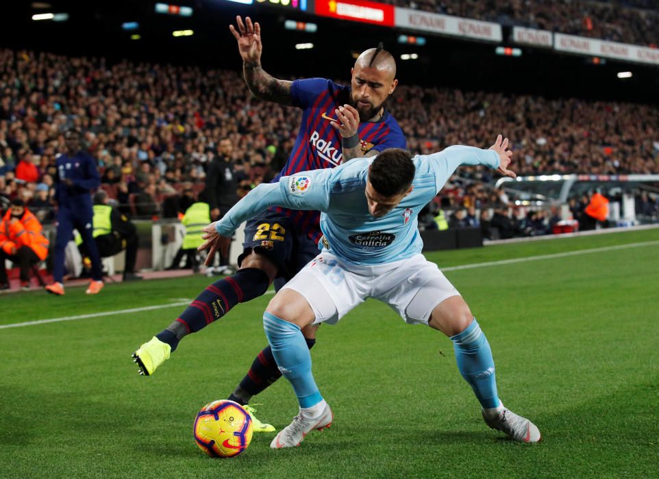 Les imatges del Barça - Celta