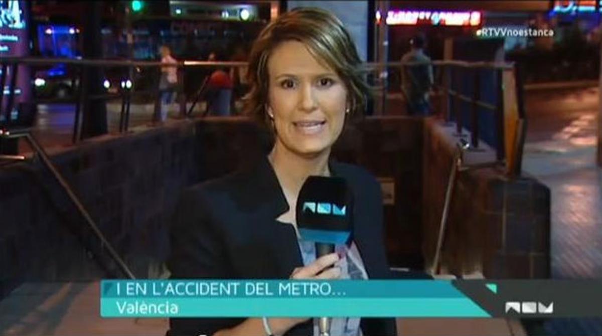 Els treballadors de Canal 9 reconeixen en directe que es va silenciar l’accident de metro de València.