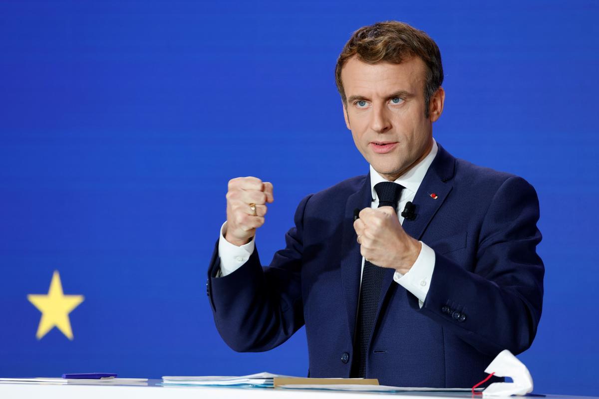 El presidente francés, Emmanuel Macron.