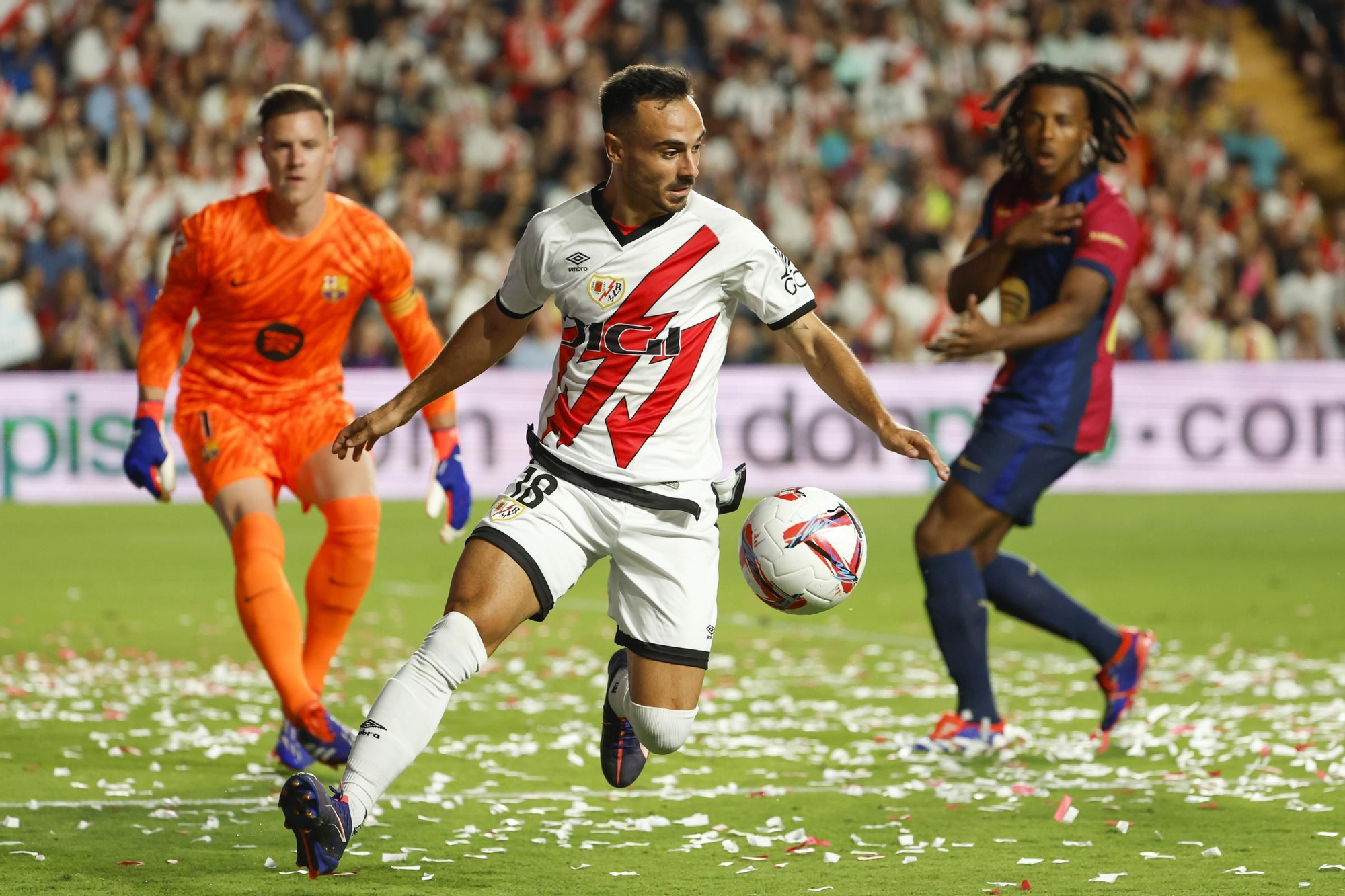 El Rayo Vallecano - Barça, en fotos