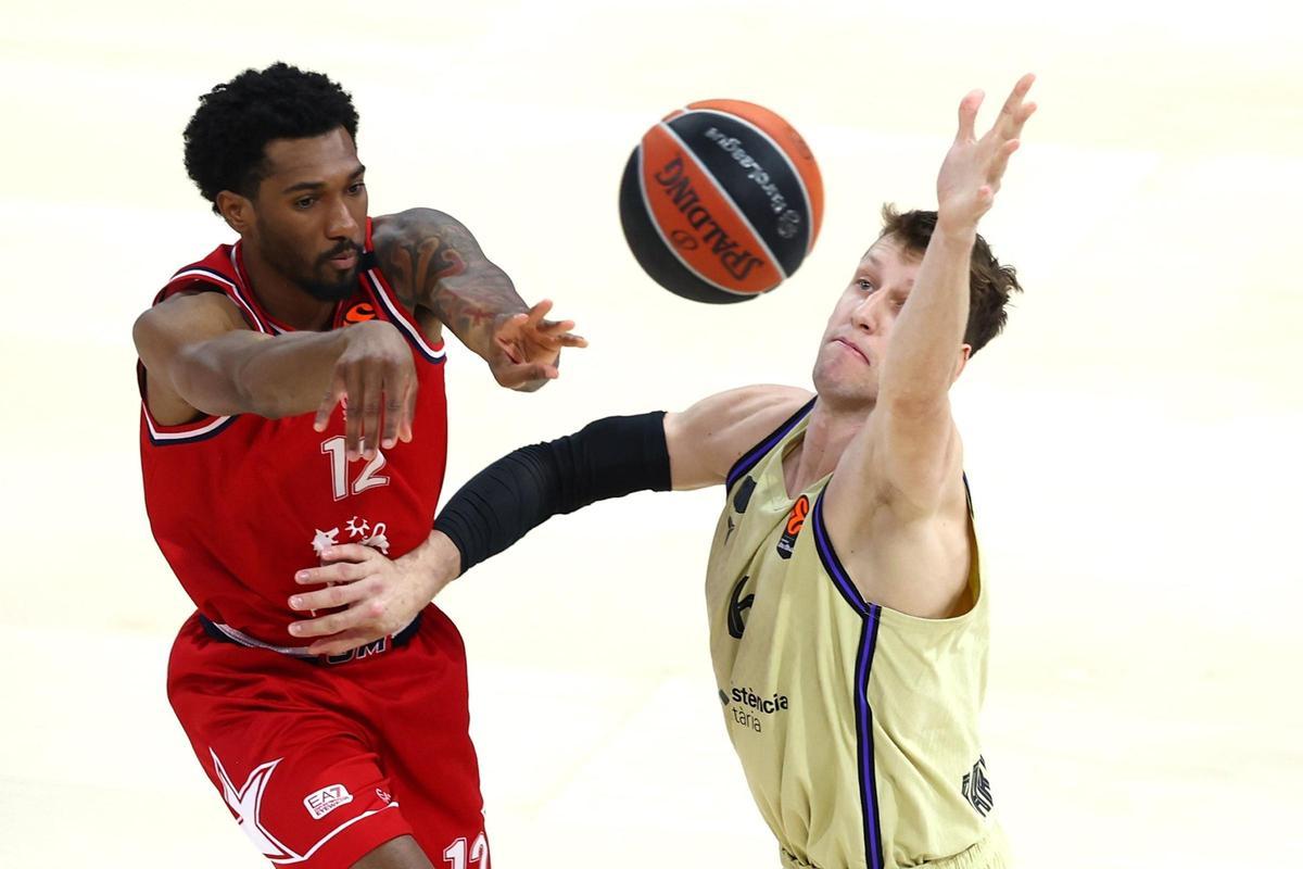 Vesely fue uno de los destacados del Barça, aunque no fue suficiente para ganar