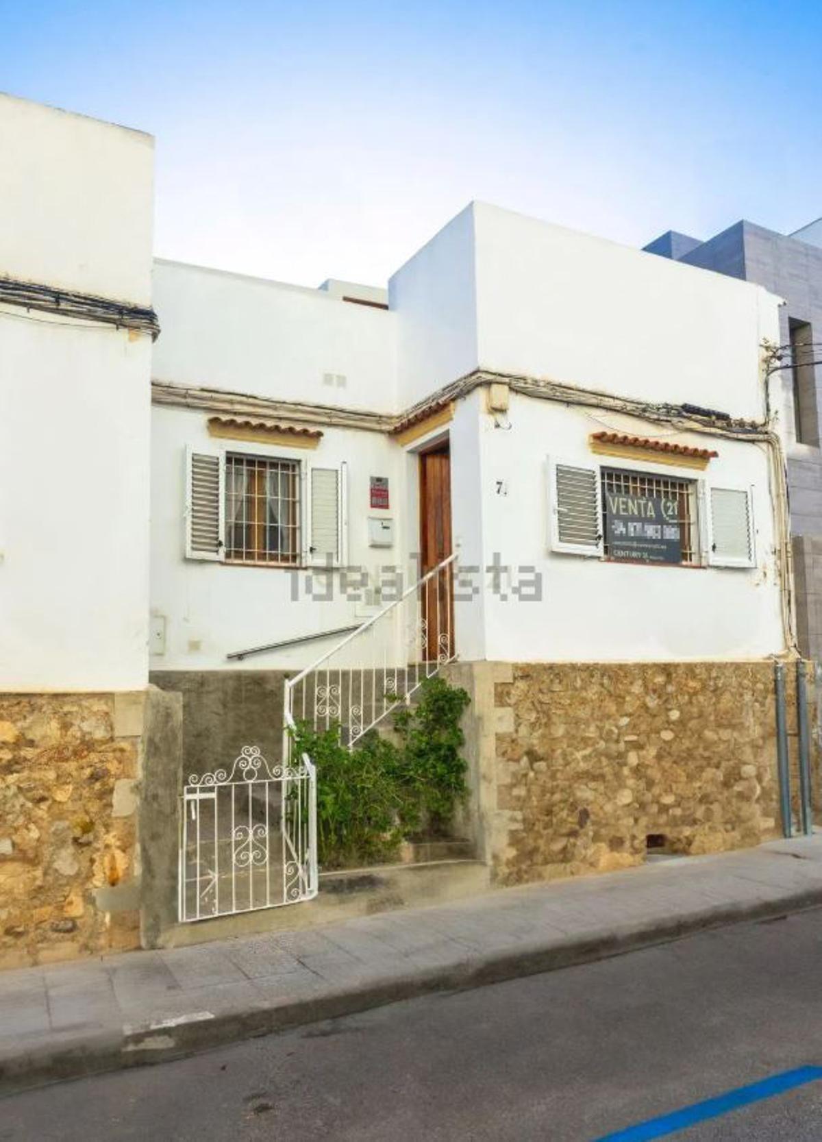 Fachada de la vivienda.