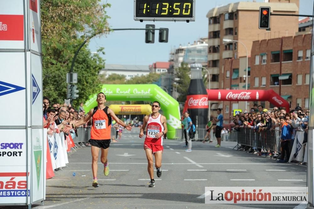 Media Maratón de Murcia: llegada (1ª parte)