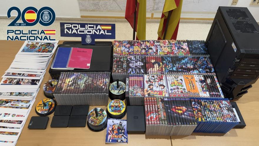 La copia y venta de Dragon Ball, Los Vengadores y Oliver y Benji lleva a su detención