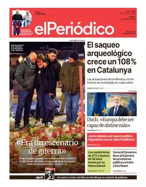 La portada de EL PERIÓDICO del 3 de enero de 2025
