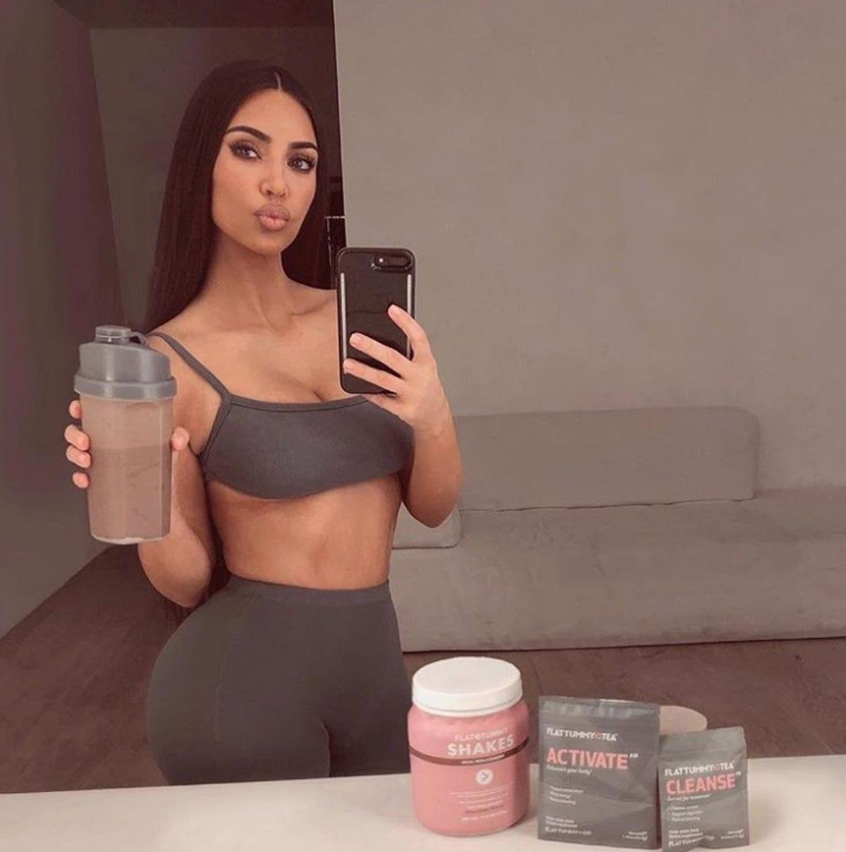 Kim Kardashian y la polémica de los batidos