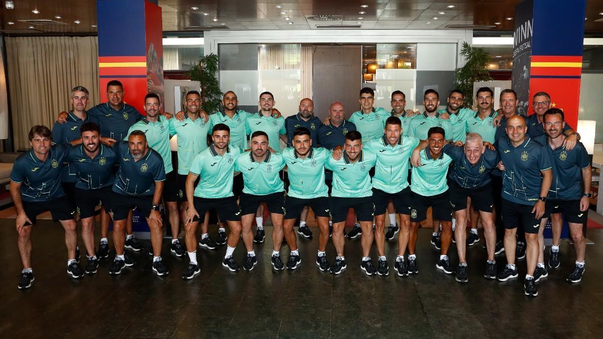 La selección, en Las Rozas