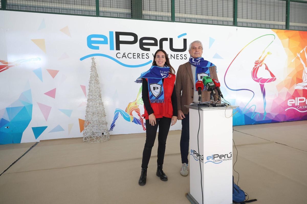 Presentación de la XII Gala Solidaria de Gimnasia Rítmica de El Perú Cáceres Wellness