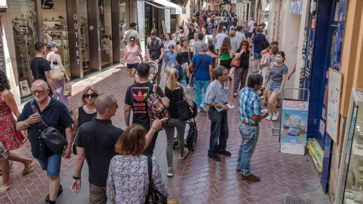 Shopping in der Altstadt von Palma.