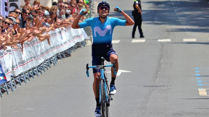 Rafa Valls celebra su triunfo en la Clásica de Ordizia 2019