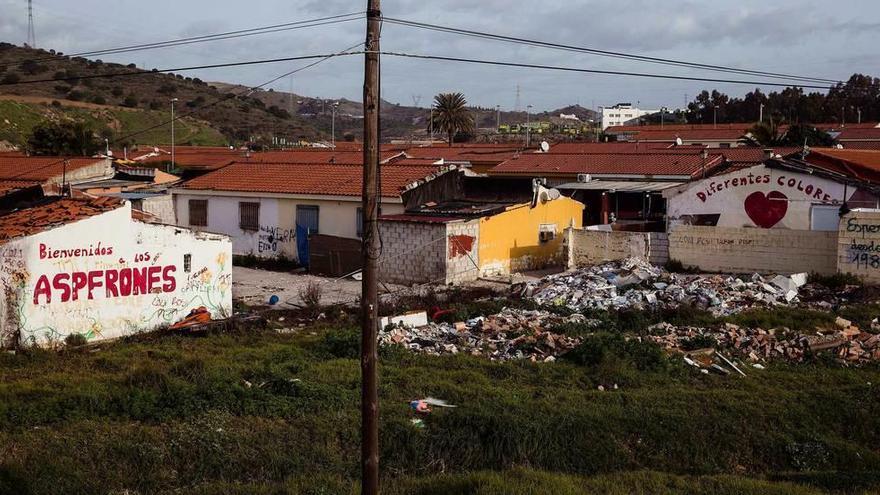 Barrio de Los Asperones, donde se produjo la reyerta.