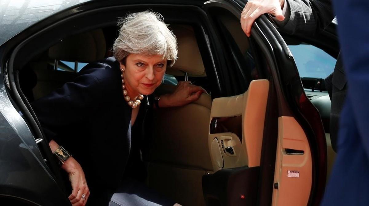 zentauroepp39009128 british prime minister theresa may arrives at a eu leaders s170622222605
