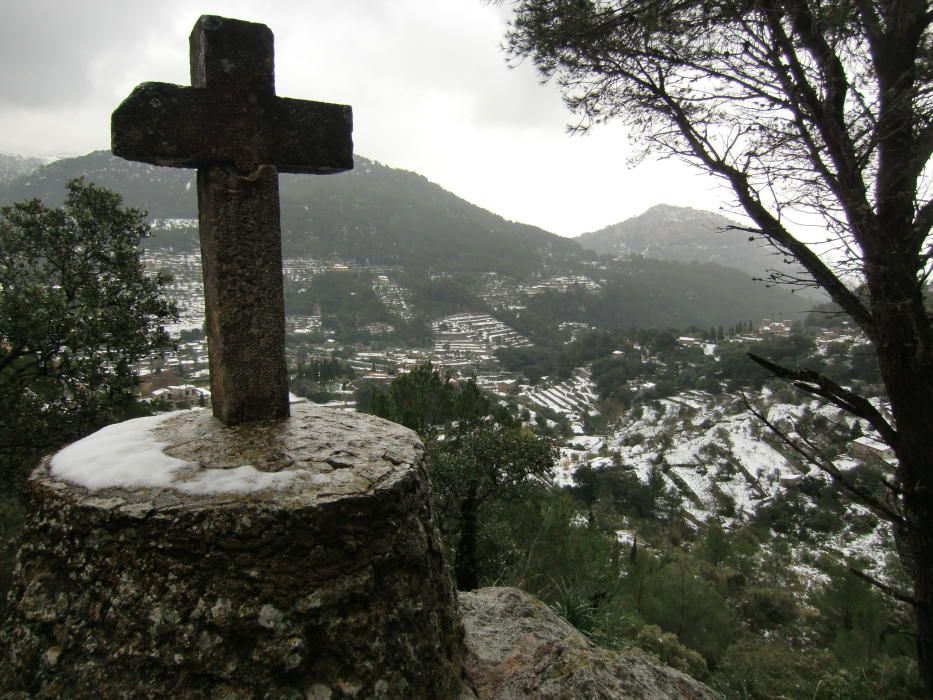 El día después de la intensa nevada en la Serra