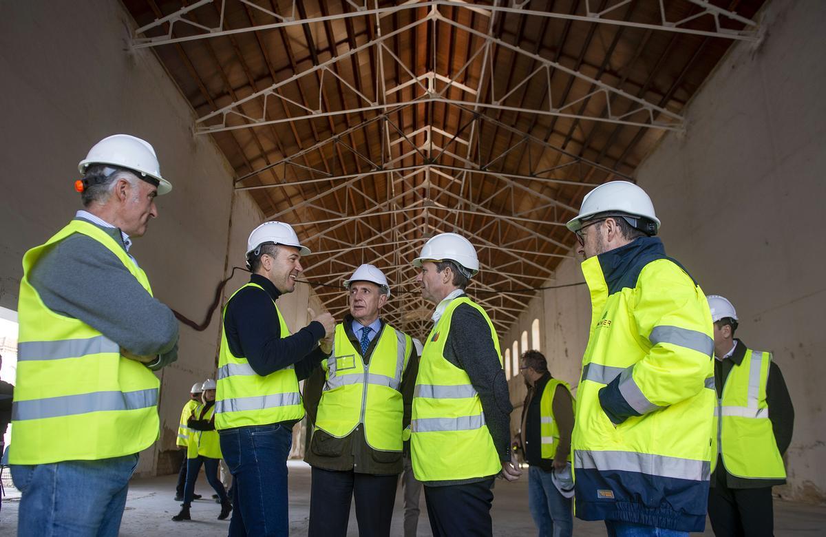 Visita obras de la Escuela Capataces de Catarroja .