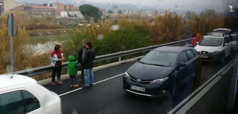 Accident a la C-55, a Sant Vicenç (19 de març)