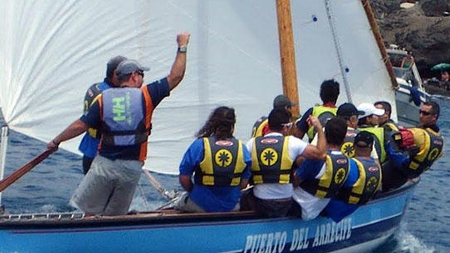 Imagen del Puerto de Arrecife, campeón de la liga de barquillos de ocho metros de Lanzarote. | lp/dlp