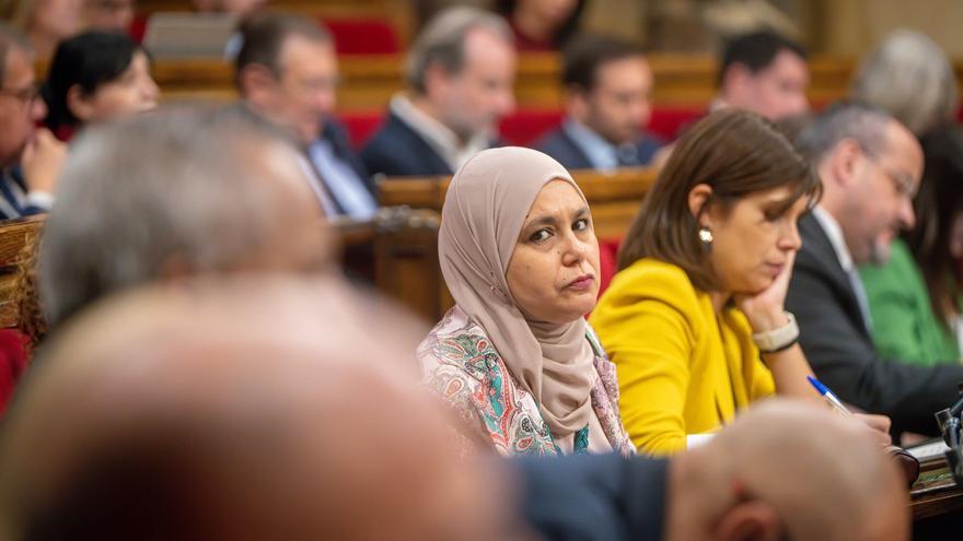 Najat Driouech i Marta Vilalta, diputades del Parlament en aquesta legislatura.