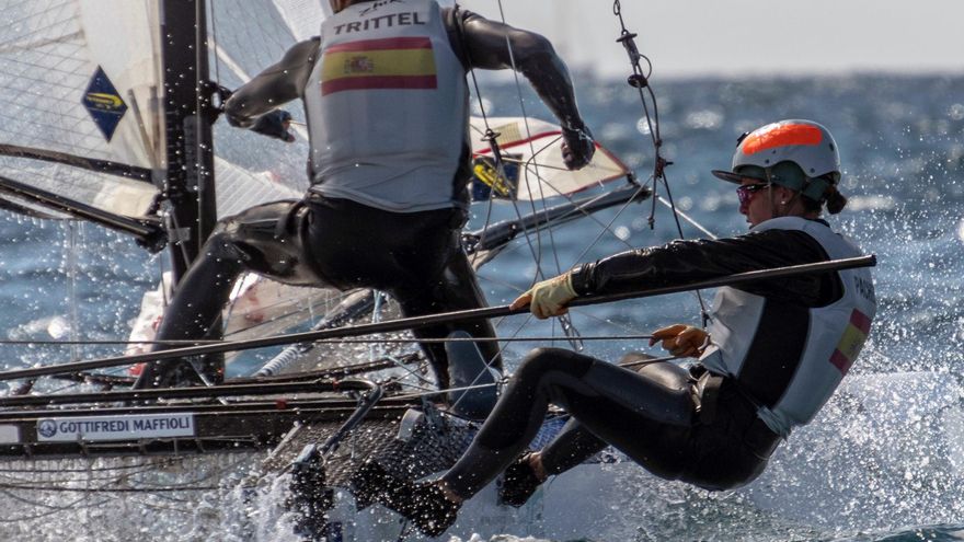 Florian Trittel, en una prueba de su especialidad.