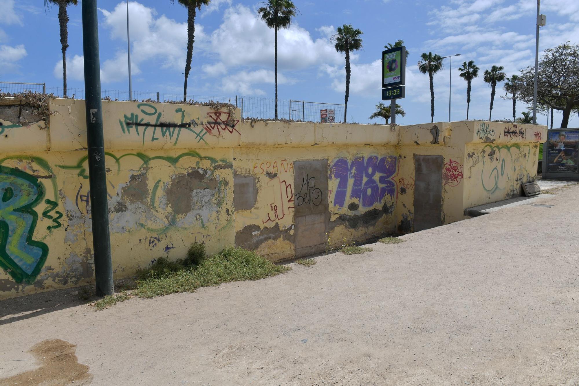 Cuarto de servicio en ruinas en el Parque Romano