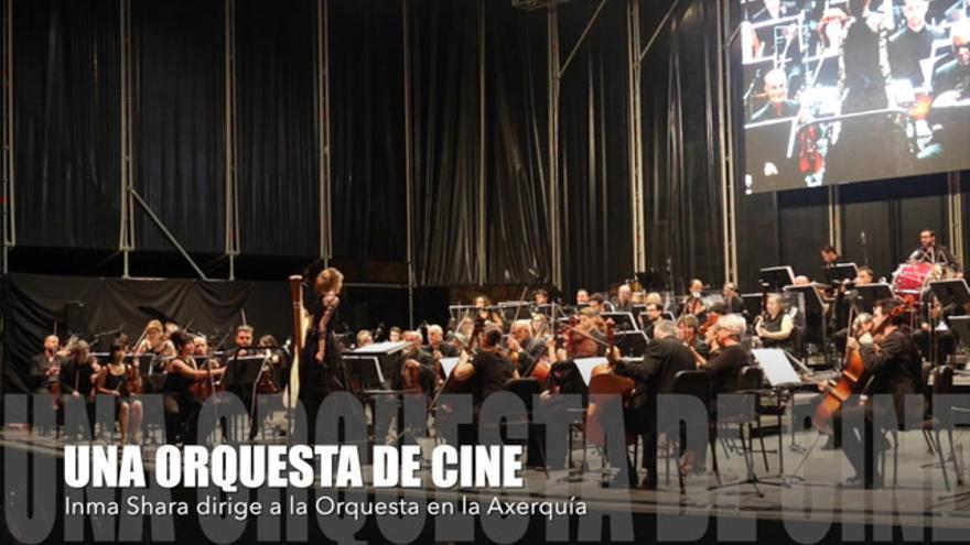 Inma Shara dirige a la Orquesta de Córdoba en la Axerquía.