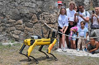 Un perro-robot, nuevo guardián de las ruinas de Pompeya