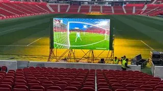El Mallorca instala una pantalla gigante en Son Moix para la Copa del Rey