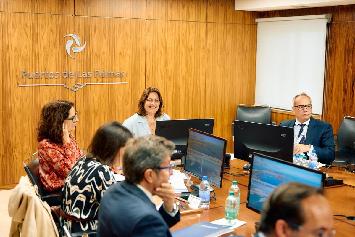Reunión del Consejo de Administración del Puerto celebrada este jueves.