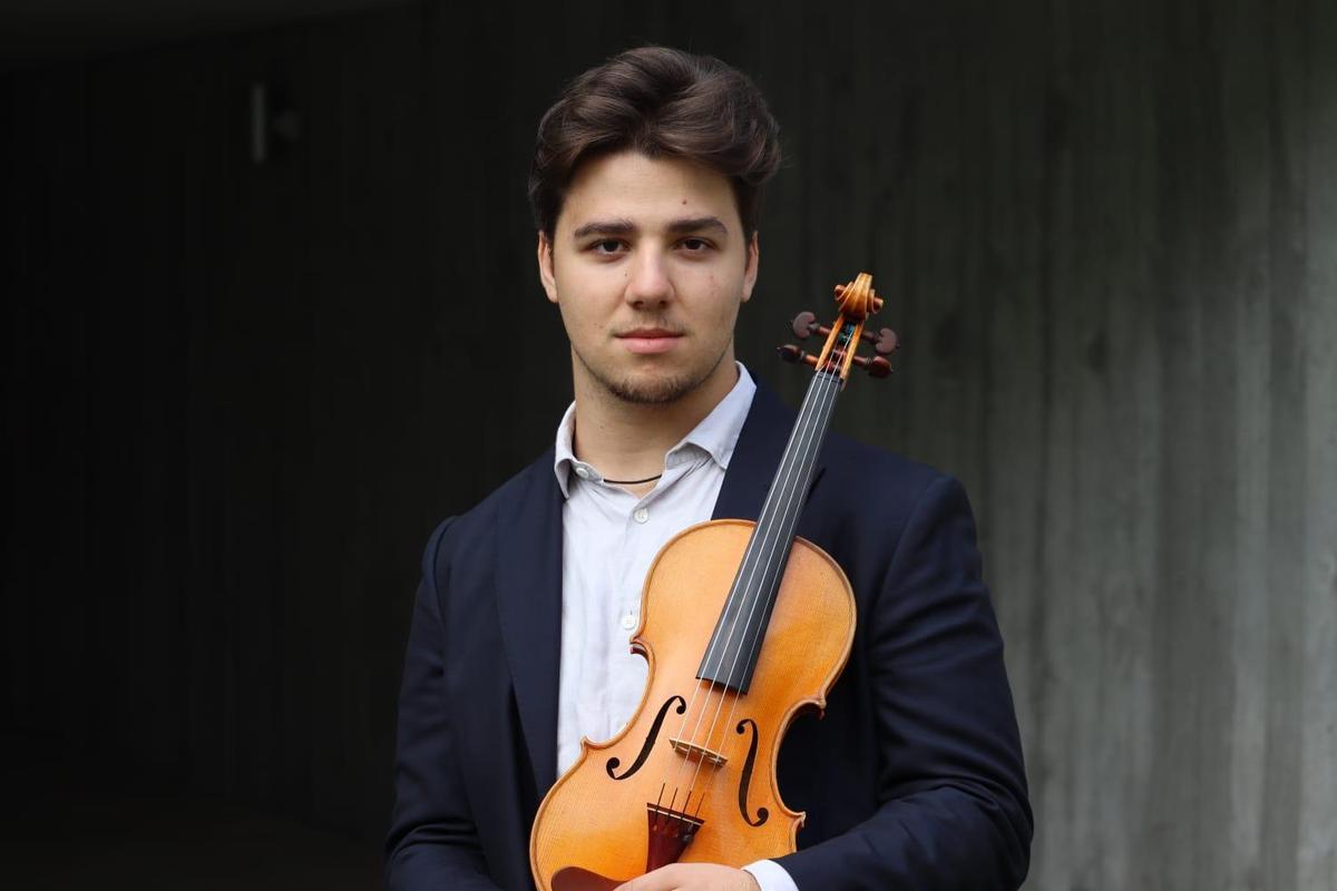 El violinista Diogo Teixeira Lopes.