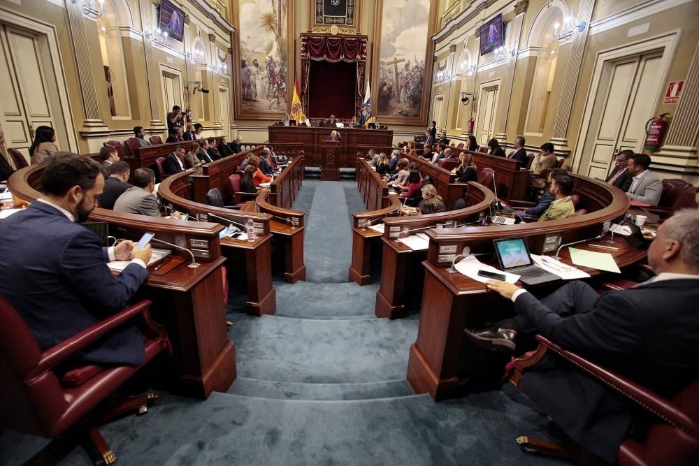 Pleno en el Parlamento de Canarias