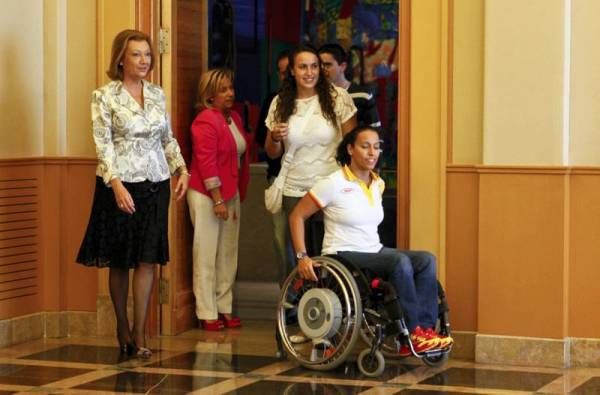 Fotogalería: Recibimiento a los paralímpicos aragoneses