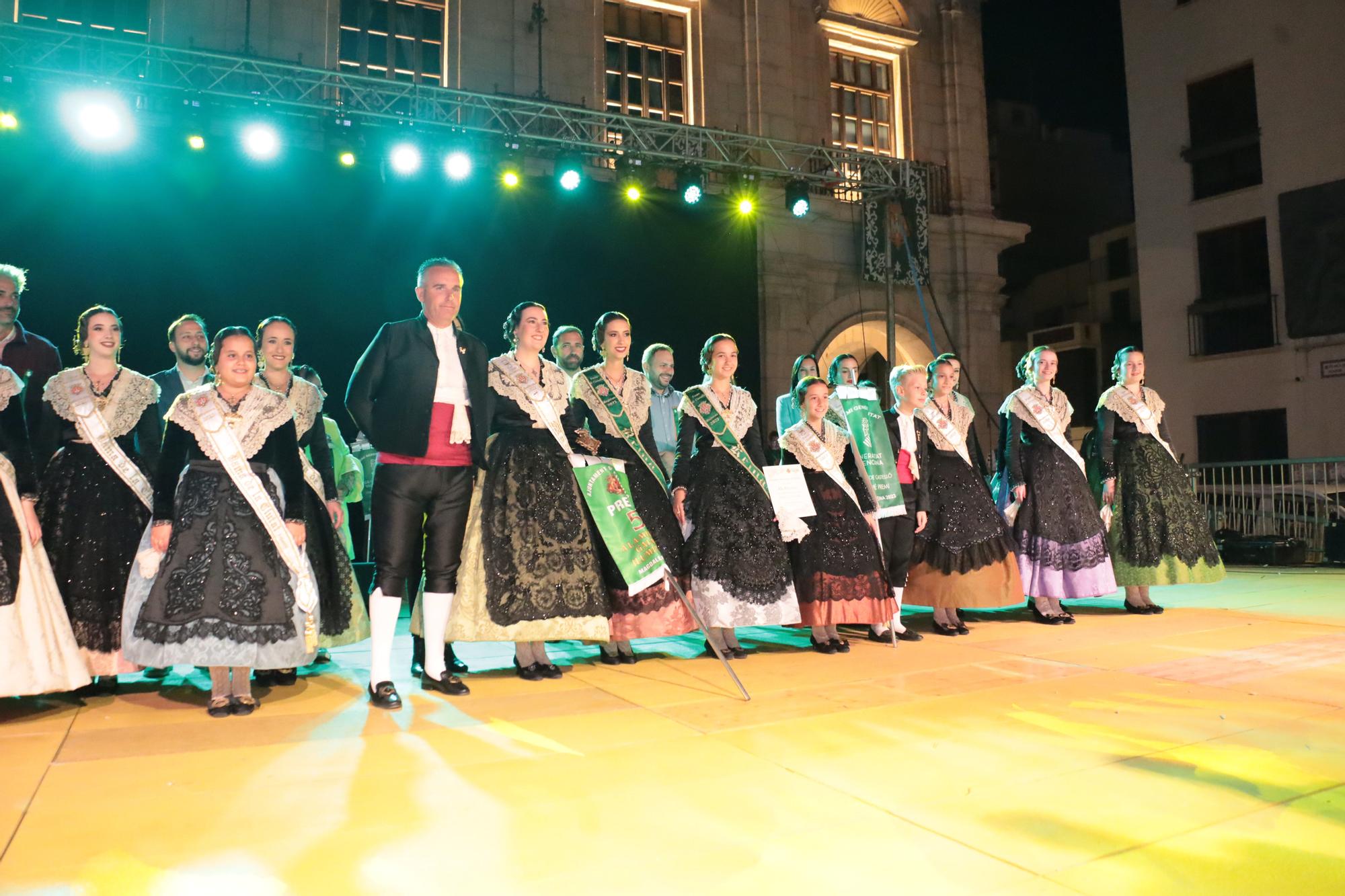 Ceremonia de entrega de premios a las gaiatas