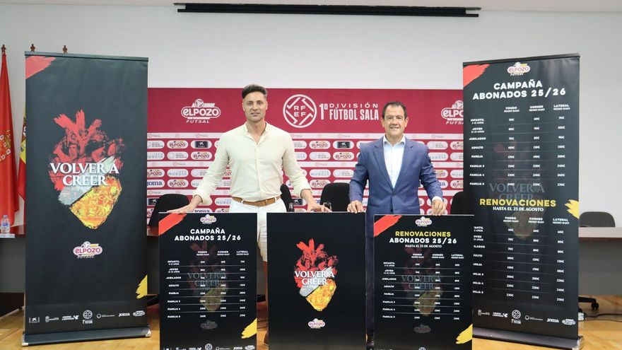 ElPozo Murcia, con los mismos precios en los abonos, apuesta por &#039;volver a creer&#039;