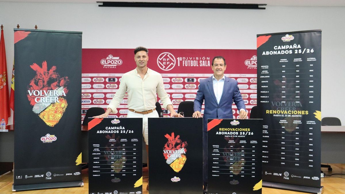 Fran Serrejón y Juanjo en la presentación de la campaña