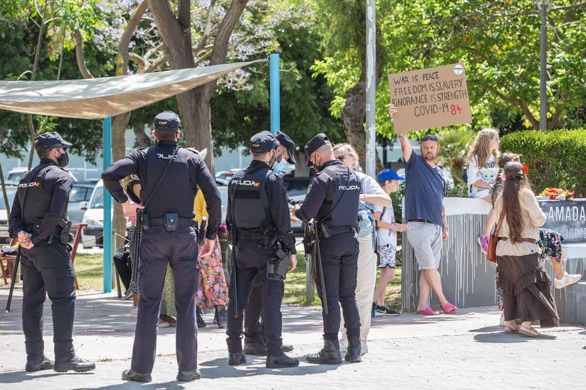 Manifestación Ibiza Respira en Ibiza