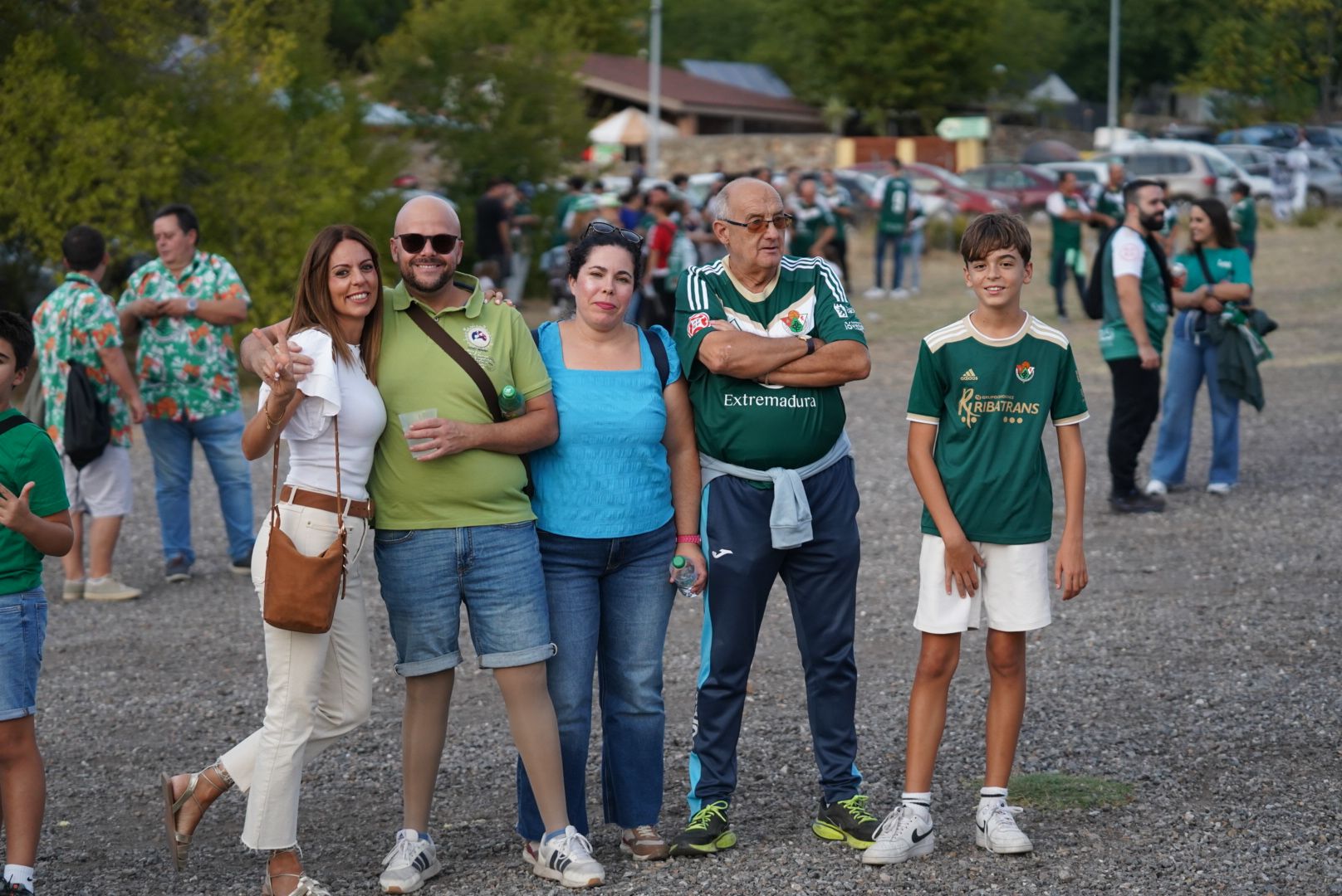 Ambiente en la previa del Cacereño-Tenerife