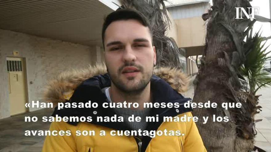Un hijo de Nuria Escalante la alicantina desaparecida en Ibiza: «Necesitamos más medios para hallar el cuerpo»