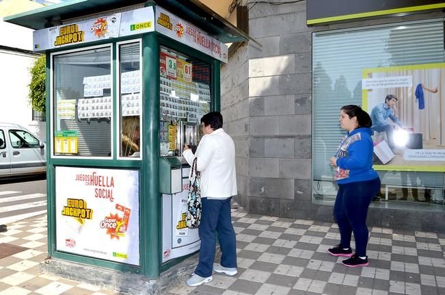 Premio de la ONCE vendido en Agüimes. Foto: SANTI BLANCO