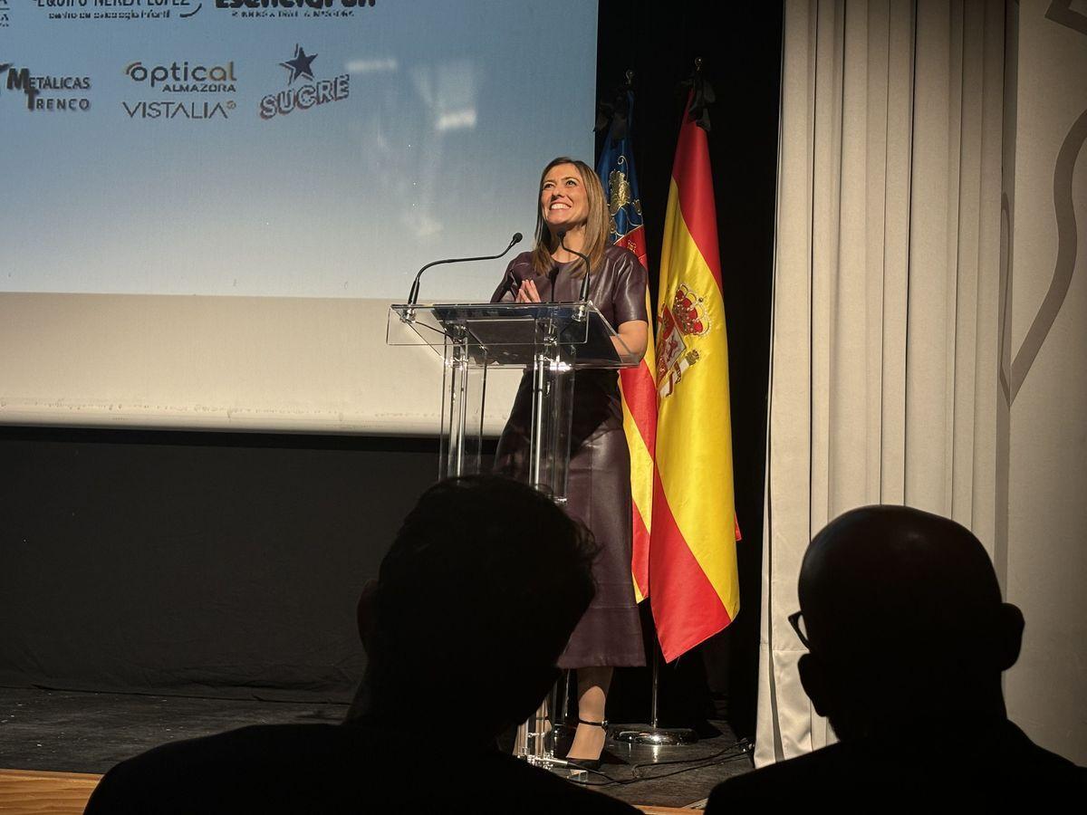 L'alcaldessa, Maria Tormo, durant la seua intervenció.