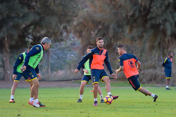 Entrenamiento de la UDLP en Las Burras