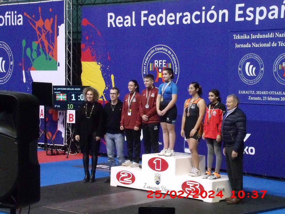 Axl Roda y Mireia Pérez, la plata y el bronce en los nacidos en el 2011.