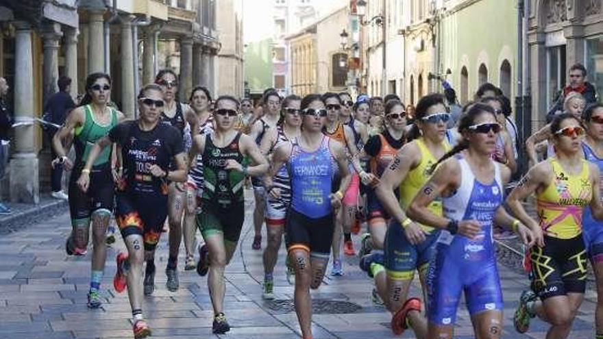 El duatlón del año pasado en Avilés.