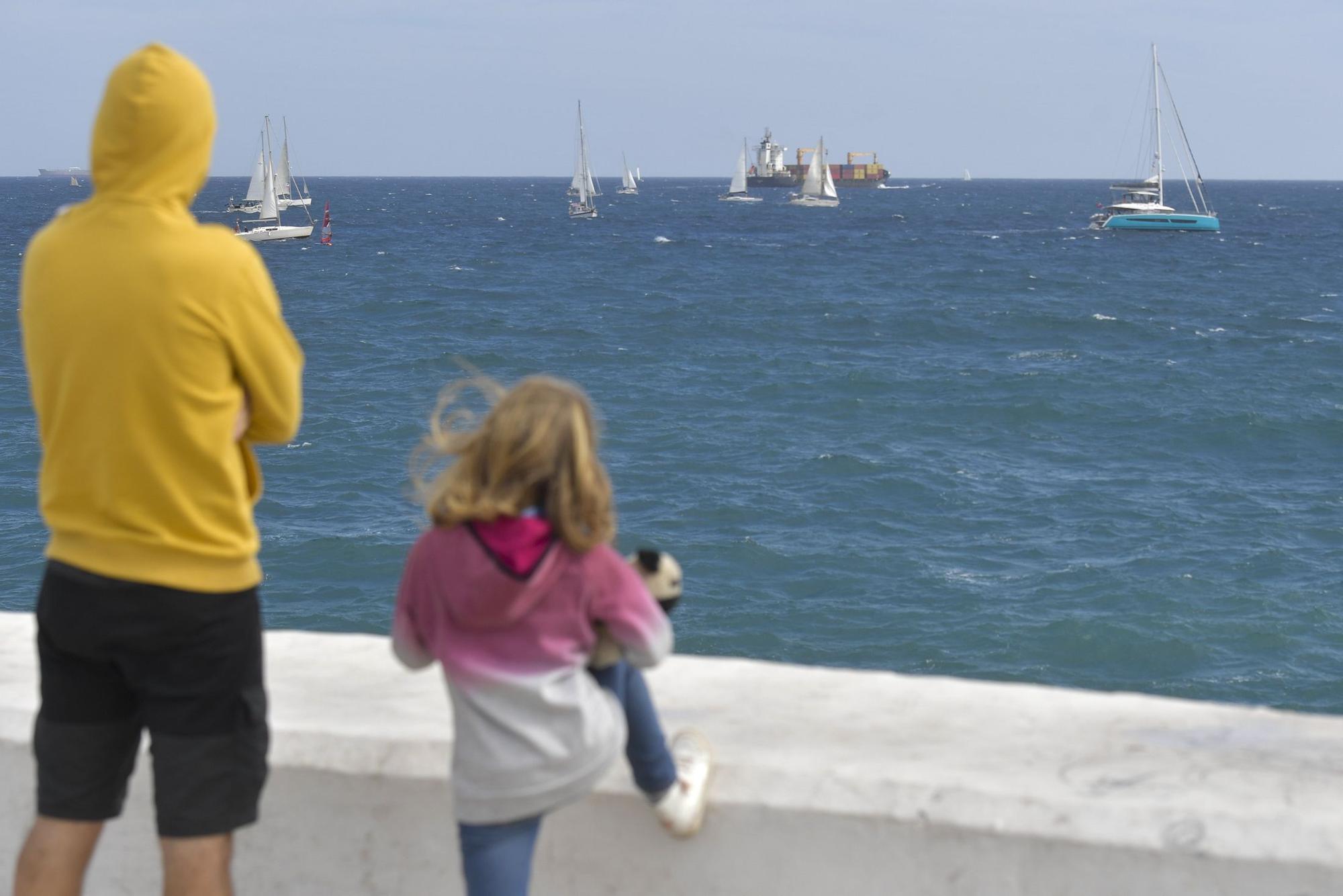 Salida de la ARC en Las Palmas de Gran Canaria