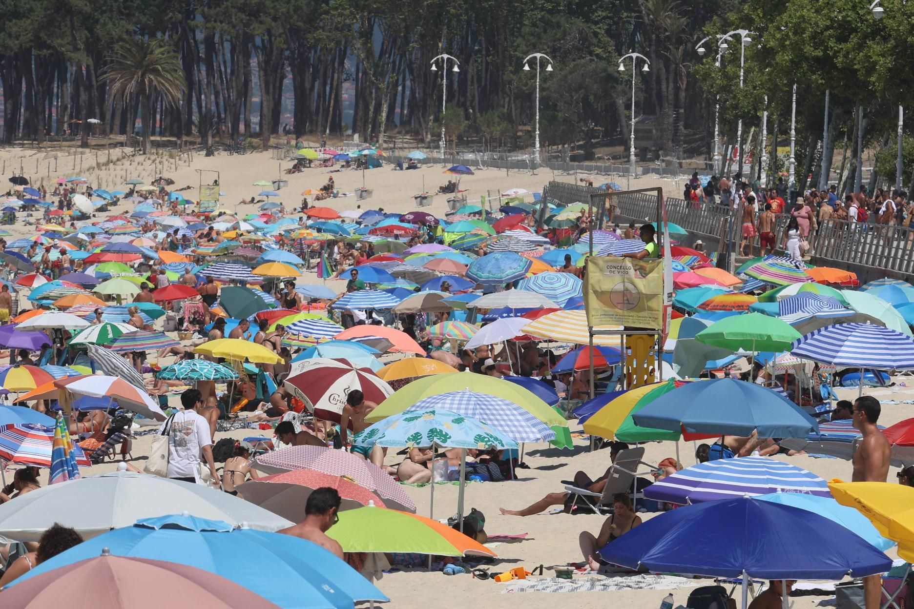 Alerta amarilla en 13 municipios de Pontevedra por temperaturas máximas
