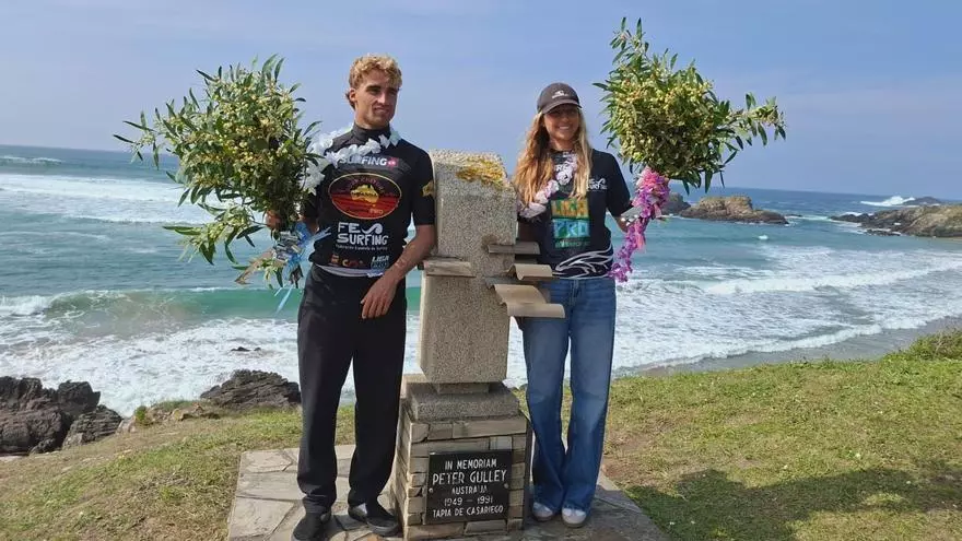 VÍDEO: La gaditana Julieta Rodríguez y el vasco Yago Domínguez se llevan el campeonato de surf Memorial Peter Gulley-Goanna Pro, de Tapia