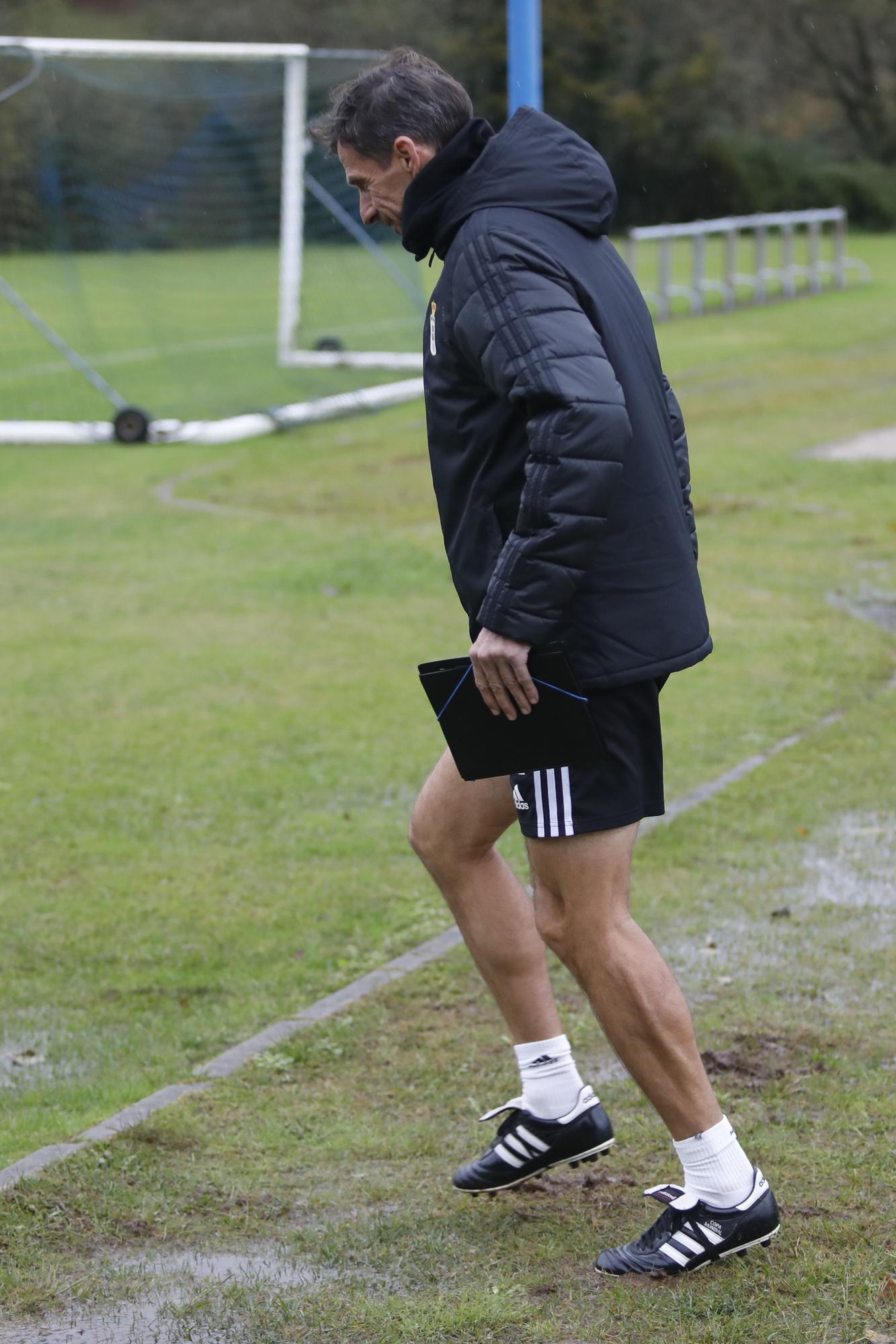 Las imágenes del entrenamiento del Oviedo