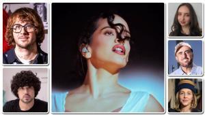 Rosalía tiene rendidos también a los diseñadores de la 080: de izquierda a derecha, y de arriba a abajo, Victor von Schwarz, Roberto Montes, Sylwia Nazzal, Ricardo Seco y Maia Curutchet.