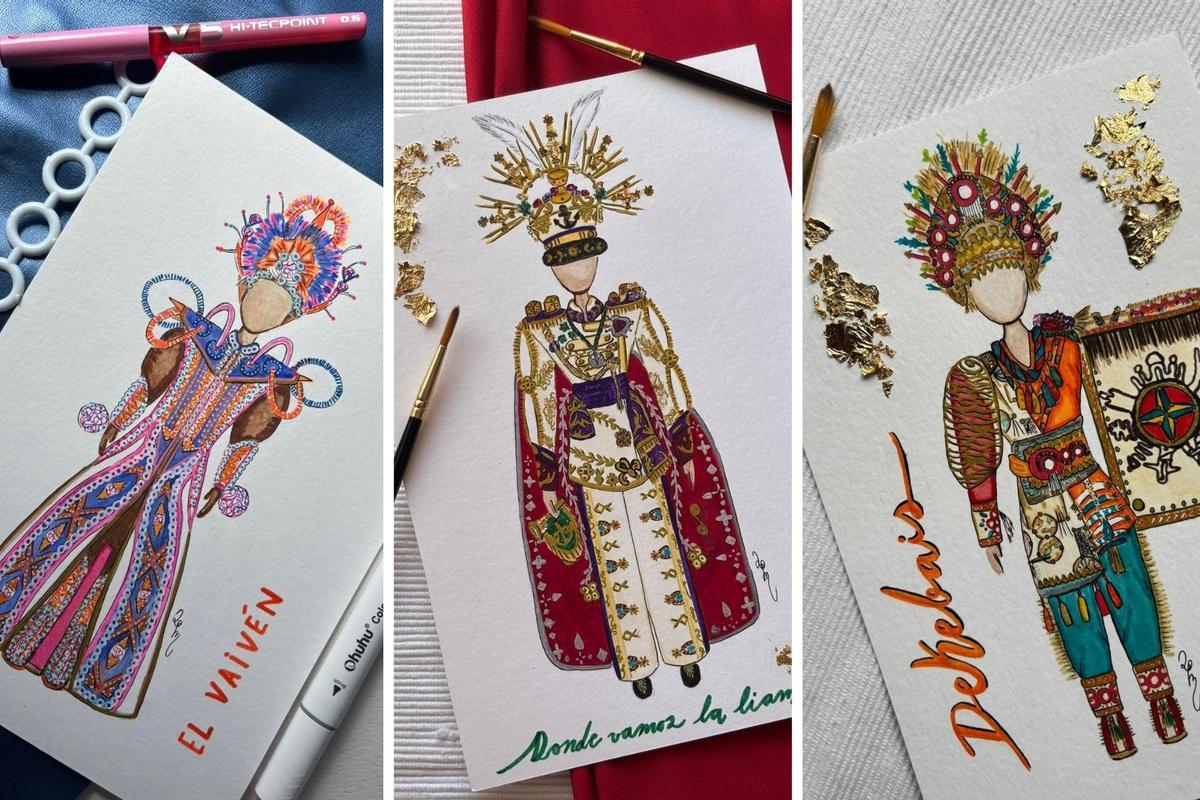 Ilustraciones de Vaivén, Donde vamos la liamos y Dekebais.