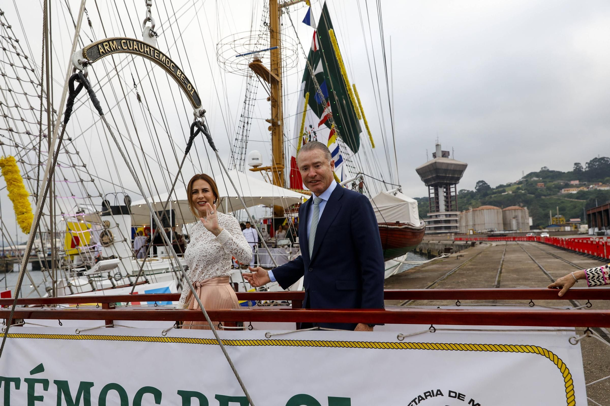 En imágenes: Así es el «Cuauhtémoc», el imponente barco de México que acaba de llegar a Gijón